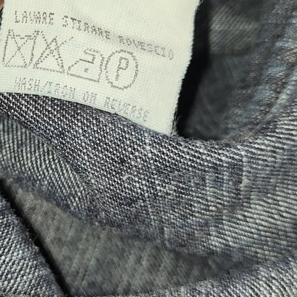 Jean Colonna Blue Jacket Denim Size Medium Full Zip - Picture 11 of 11